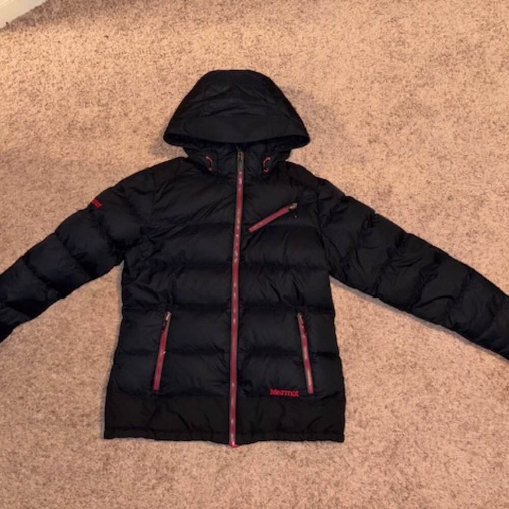 Women's Down Puffer Jacket, Black, Large, Marmot